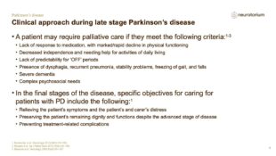 Parkinsons Disease – Course Natural History and Prognosis – slide 34